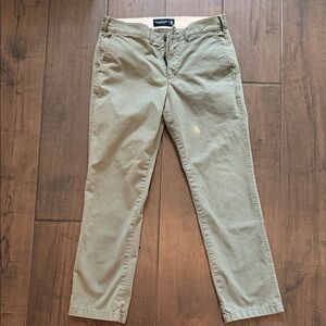 Abercrombie & Fitch Olive Chinos